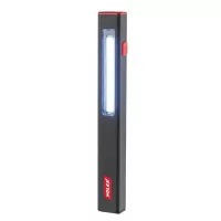 Linterna LED de bolsillo 200 lm hasta 16 hrs. recargable USB, regulable, imán en base, ultraligera