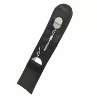 Juego de espejos de control/inspección telescópicos con asiento Quick Fix 2 acero inoxidable