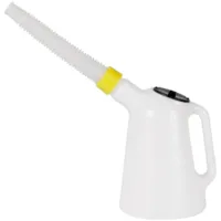 Jarron de medición de plástico con boqulla flexible