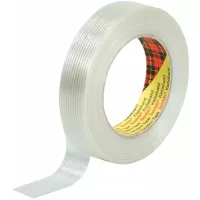 Cinta flejadora de filamento fibra de vidrio, cinta tartán 8954 50m x 2.5cm
