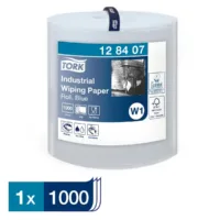 Paños limpiadores de papel industriales Rollo grande (azul), Tipo: W