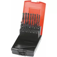 Juego de brocas espirales HSS 114000 con caja