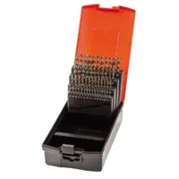 Juego de brocas helicoidales HOLEX CleverDrill HSS n.°114031 con caja, Sin revestimiento