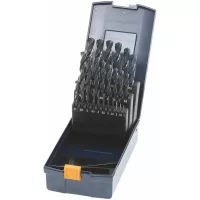 Juego de brocas espirales HSS  114150 con caja