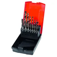 Juego de machuelos de roscar a máquina para agujeros ciegos HOLEX Clever Tap + broca espiral de orificio central, Para rosca métrica: M3-12