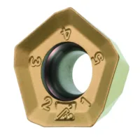 Plaquita de corte de fresado POMX 0704ZEER U, para fresas de avance elevado, HB9540