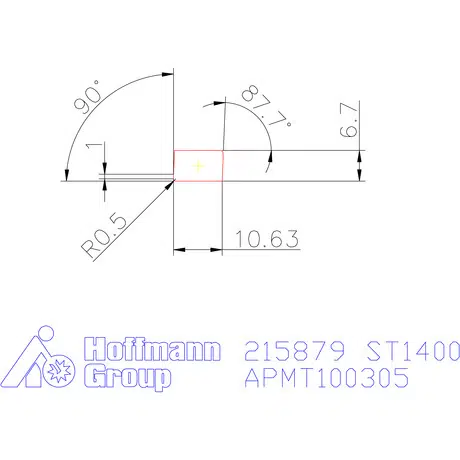 Fresa copiadora (RD..10) 0° negativoGARANT - Hoffmann Group México