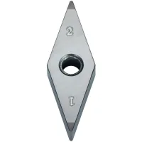 Plaquita de corte de torneado VNGA 160404, CBN (0°)
