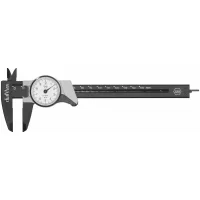 Calibrador vernier pie de rey con dial Resol. 0.1 mm de plástico, versión ESD antiestática disponible