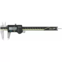 Calibrador digital con sistema AOS con varilla de profundidad redonda y salida de datos 0-150 mm mod. 500-158-30 Resol. 0.01 mm