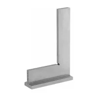 Escuadra de acero inox precisión 1 con sombrero (alas) DIN 875