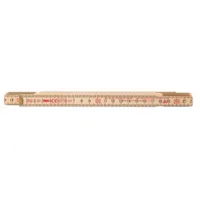 Metro plegable o metro sueco de carpintero, de madera