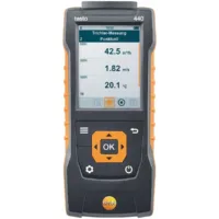 Aparato multifuncional testo 440 para temperatura, humedad, presión, corriente de aire, intensidad lumínica, CO y CO2 (sin sondas)