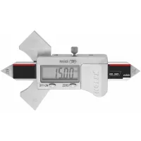 Calibrador gage digital para cordones de soldadura, 0 a 30 mm, mide mm y pulg. , en acero