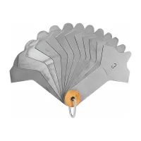 Calibrador gage para cordones de soldadura, 12 hojas de 3 a 12 mm