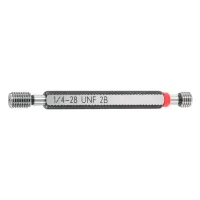 Calibrador gauge o pin gage de roscas macho tampón perno (Go No Go) Pasa no Pasa UNF-2B modelos en pulgadas