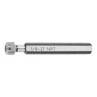 Calibrador gauge o pin gage de roscas macho tampón perno (Go) Pasa perno macho NPT (National Pipe Taper) en pulgadas