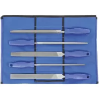 Juego de limas multiusos 5 piezas en estuche enrollable corte 3