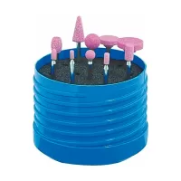 Juego de puntas montadas de piedra para esmerilado, ideal para mototools, dremel o esmeril recto