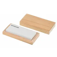 Piedra de acabado de banco Arkansas (gris), grano 5000 en estuche de madera
