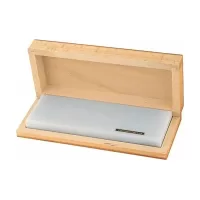 Piedra de acabado de banco originaria de Arkansas (blanca), grano 8000 en estuche de madera