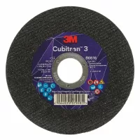 Disco de corte 3M Cubitron 3 cerámica centro extra angosto para metal