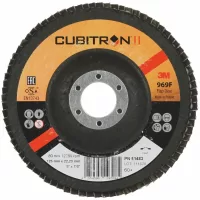 Disco laminado 969F 3M Cubitron 2, plato de tejido de vidrio plano