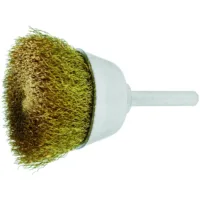 Cepillo de alambre de cobre carda de copa, con cerdas de 0.20 mm