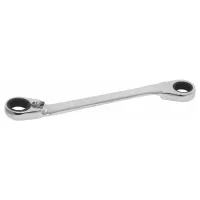 Llave de estrías angulada acodada con matraca reversible 15°