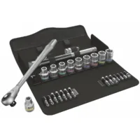 Kit matraca 1/2"  /10 dados 10-19 mm / 14 puntas hexag. Cruz Torx, prolongación mod. 8100 SC 8 (reversible) mod. 8100 SC 7 (no reversible)