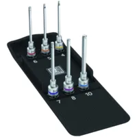 Juego de dados desarmadores, cuadrado de 1/2 pulg, 6 piezas