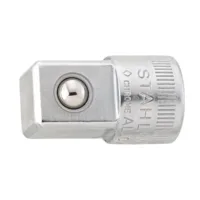 Dado de ampliación 1/4 a 1/2 " cromado, con balin de bloqueo