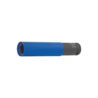 Dado de impacto de 6 puntas hexagonal, 1/2 pulgada largo, Surface Drive con casquillo de nailon