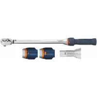 Torquímetro o Llave dinamométrica con matraca reversible, torque regulable, liberación rápida