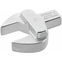 Llave de una boca cabezal insertable para torquímetros, 9x12(1) y 14x18 (2) mm