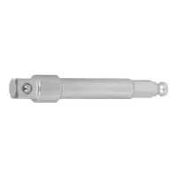 Adaptador de cuadro macho, extensión para dados y mangos de desarmador de puntas, balín de bloqueo, 8 mm / cuadro mod. 225.V 1/4, 225.V 3/8