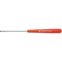 Desarmador plano ESD para electrónica, con mango de plástico mod. 160.0-80