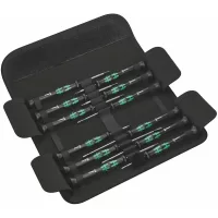 Juego 12 desarmadores para electrónica, 2 Phillips, 5 planos, 3 hexagonales, 2 Torx, inc. estuche Mod. 05073675001