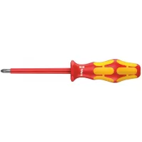 Desarmador de cruz Pozidriv, aislado VDE con mango ergonómico Kraftform Mod. 05006168001