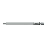 Punta hexagonal larga Hex-Plus 1/4 pulgada 6.3mm