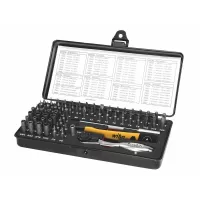 Juego de puntas con herramienta de accionamiento y dados 65 piezas, ESD 39971