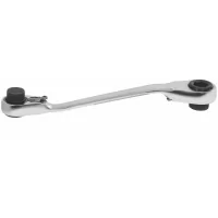 Llave doble tipo matraca para puntas de 1/4" (6.3 mm) y puntas 5/16" (8 mm)