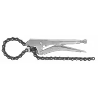 Pinza de presión con cadena 225 mm