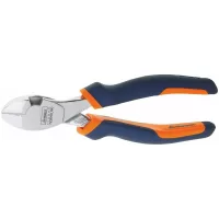 Pinzas de corte diagonal, cromadas, con mango Haptoprene