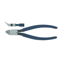 Pinzas de corte diagonal para plásticos, acodadas a 45° 150 mm