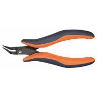 Pinzas de aguja para electrónica ángulo de 48° 150 mm largo ESD antiestática