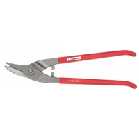 Tijera de hojalatero, para cortar lamina perforada o fleje de acero, corte recto o curvo 230 mm