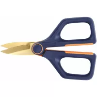 Tijeras filo de titanio con corta alambres, para cables, mangueras aislantes, caucho, cuero, 140 mm
