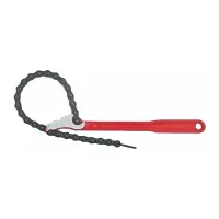 Llave de cadena, para tubos desde 3/8 hasta 4 pulg, largo de cadena 41 cm