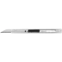 Cúter fino de acero inoxidable con 3 cuchillas cortantes rompibles de 30° 9mm ancho LC390B